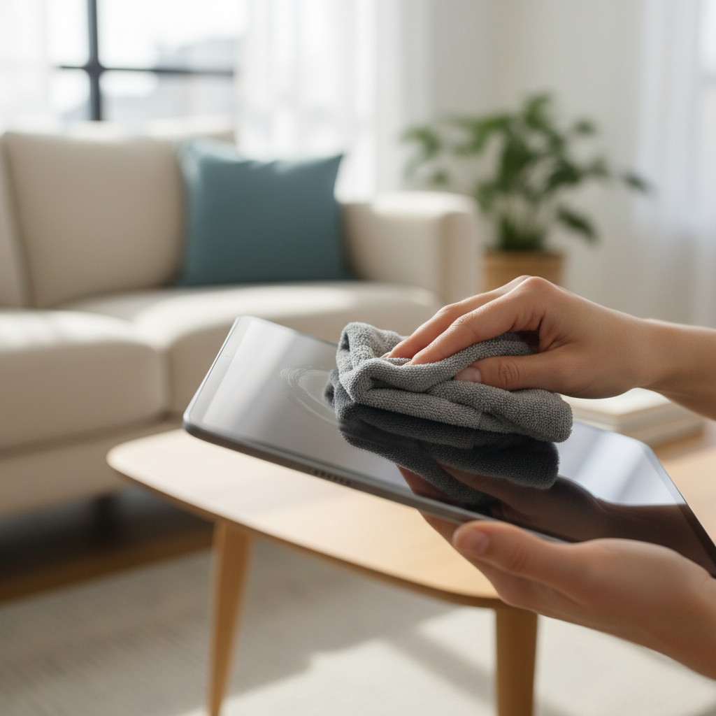 How to Clean Tablet Screens