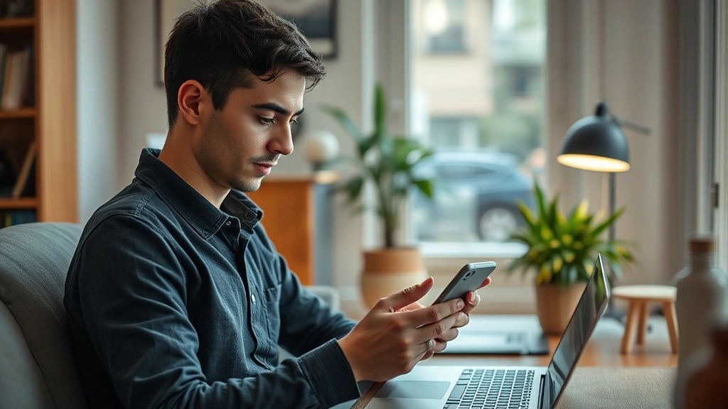 Lifestyle photo of gadget in everyday use scenario, person using device in home or work environment, natural lighting, authentic real-world context