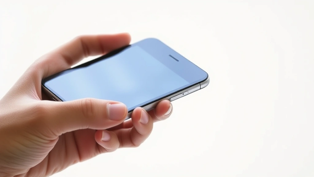 Hands holding premium smartphone with visible aluminum frame and glass back, natural studio lighting showing build quality and design details