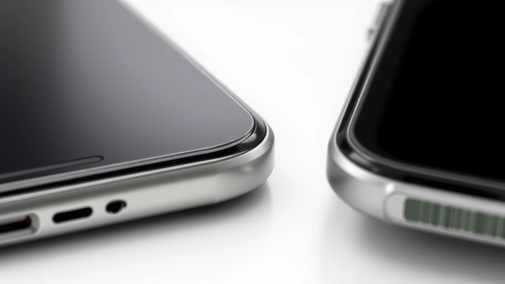 Close-up of device materials and manufacturing quality, premium aluminum and glass surfaces with sharp focus on craftsmanship